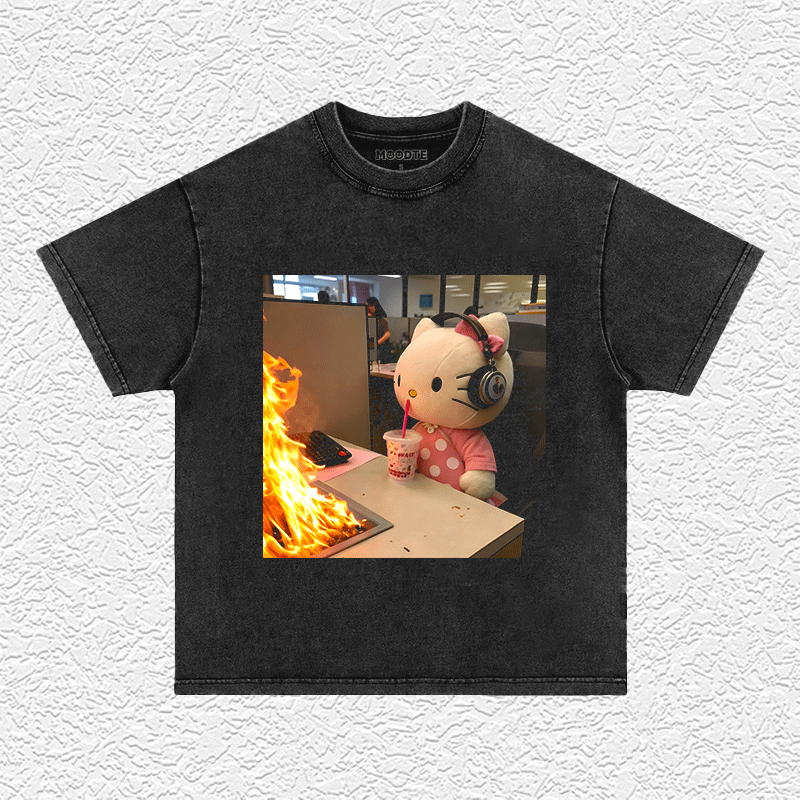 Bounce Kitty Boo T-Shirt 1.4